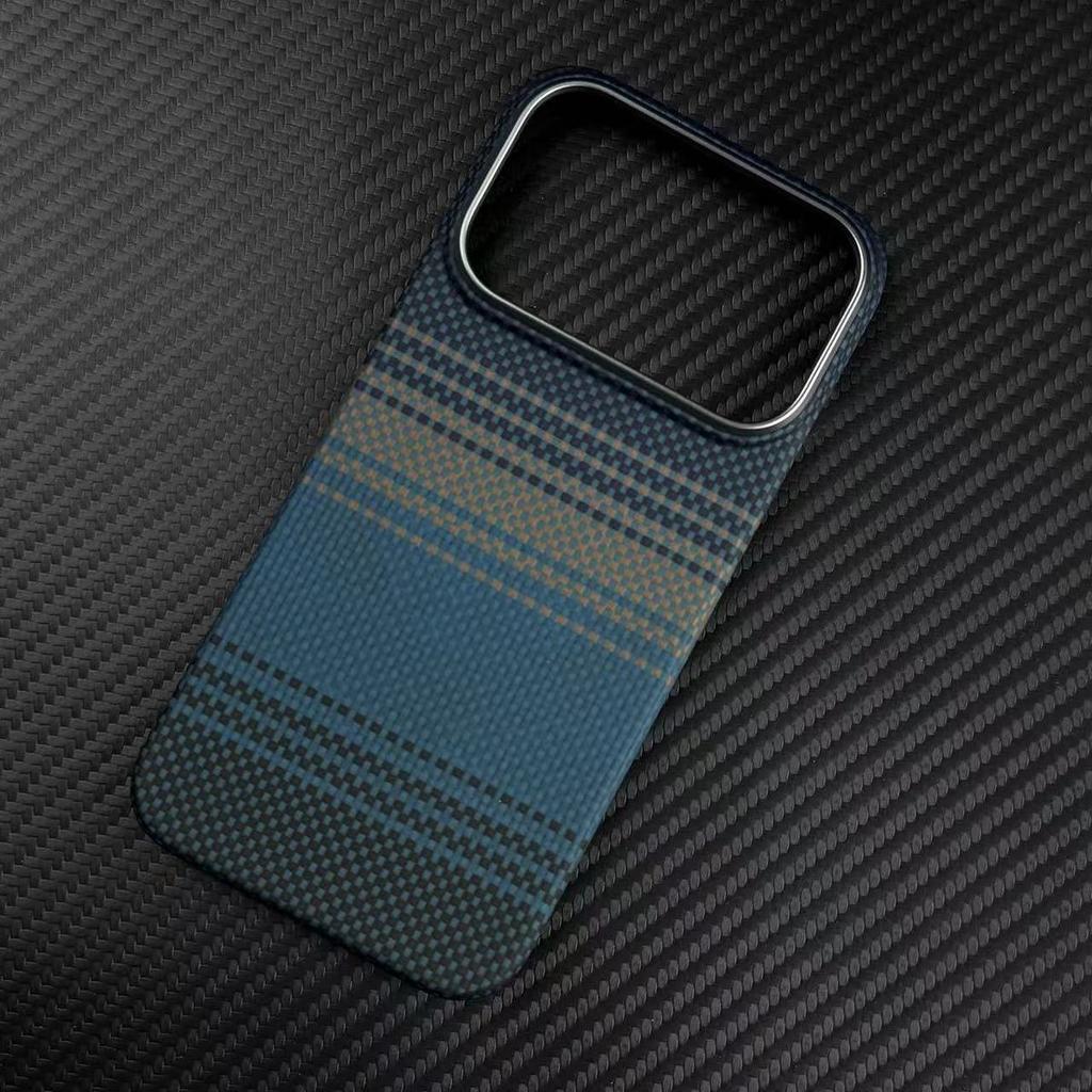 Настоящий чехол из кевлара, арамида и углеродного волокна для iPhone 17 Pro Max 17Pro Magsafe Роскошная крышка Магнитный Ультратонкий задний чехол для телефона