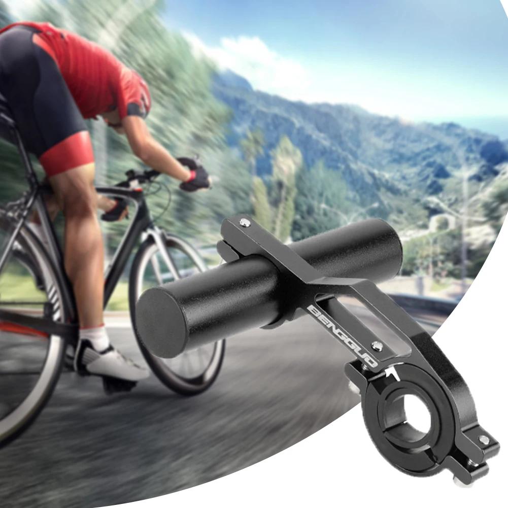 10/20 Cm Bike Handlebar Extender Extension Light Lamp Computer Phone Mount Bracket Lightweight Aluminum Alloy Easy TO Install