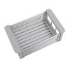 Stainless Steel Drain Rack Retractable Design Large Capacity Rust-Proof Corrosion Resistant Kitchen