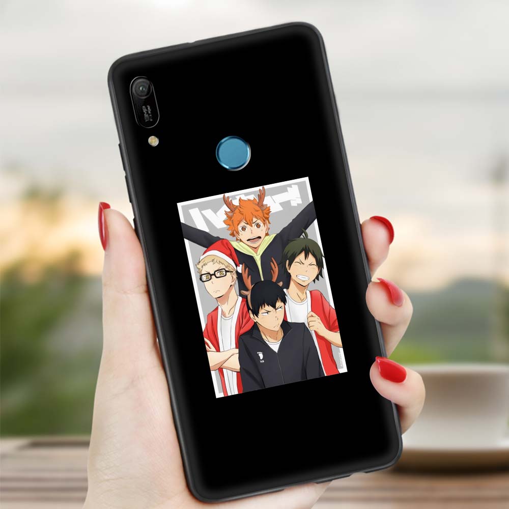 Мягкий чехол Haikyuu Hinata Attacks Love Volleyball Anime для Huawei P30 Pro P40 Lite EP Smart Z Y7 Y6 2019, чехол для телефона, сумка для мобильного телефона