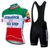 Team version short-sleeved cycling suit, cycling suit, breathable and quick-drying.