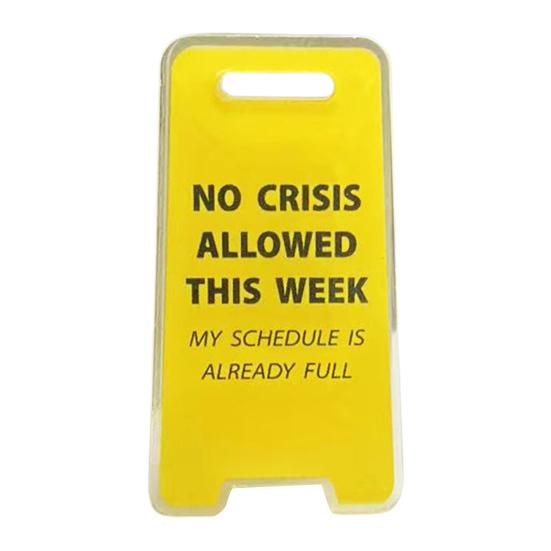 Team Office Desk Sign Caution Warning Sign Workplace Decor Gag Gift Cubicle Employee