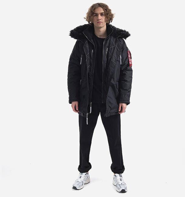 Зимняя куртка Alpha Industries PPS N3B black reflective