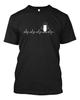 Unisex Shirt Cotton Oversize Large Size Penguin Heartbeat Tee, Talla S-4xl