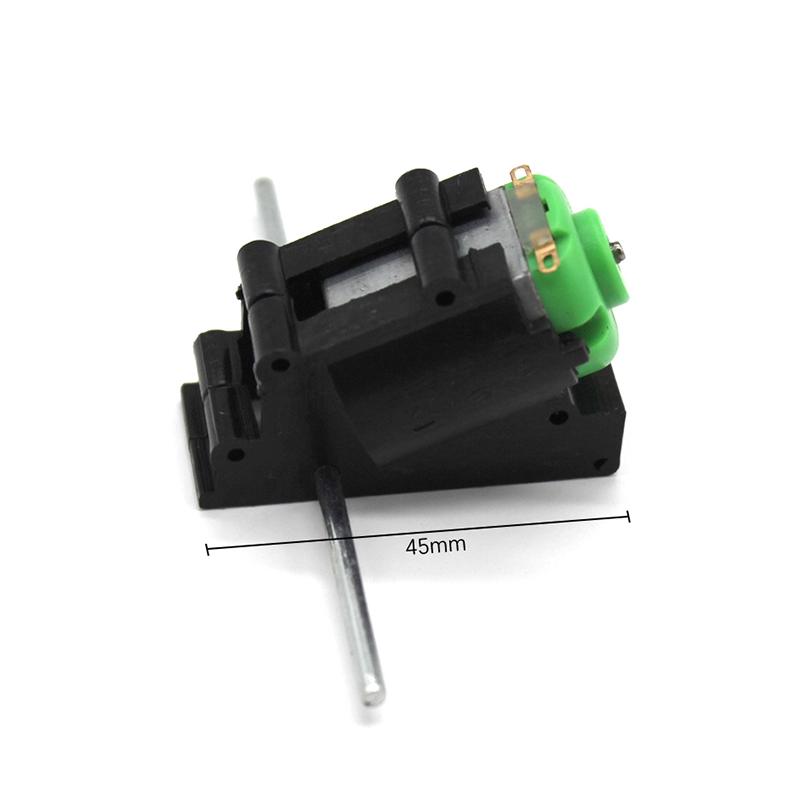 Двойной вал конический угловой редуктор мотор костюм червячный редуктор DIY детали высокое качество пульт дистанционного управления автомобиль лодка танк игрушечная модель автомобиль двигатель