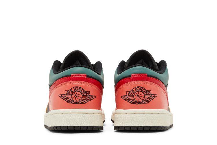 Women's Sneakers Air Jordan 1 Low SE Black Multi-Color (Women's) Black/Taxi/French Blue/Fire Red