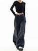 Women Wide Leg Jeans Harajuku Baggy Denim Trousers Oversized Grunge Streetwear Y2k Pants Korean Fashion