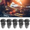 10pcs/20pcs/SetCar Bumper Clips Plastic Rivets Fasteners Screw Car Bumper F ender Black Rivet Car Fastener Clips Repair Parts