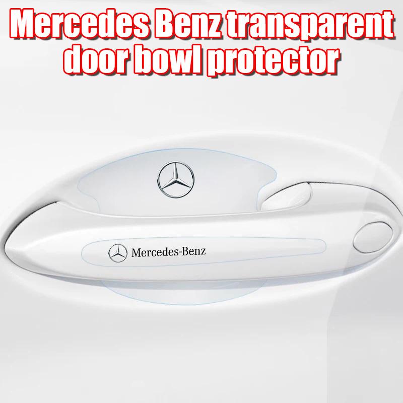 CRI1Clear PVC Transparent Car Door Handle Bowl Protector Film For Mercedes Benz AMG W204 W205 W177 Auto Refit Accessories W117 W222