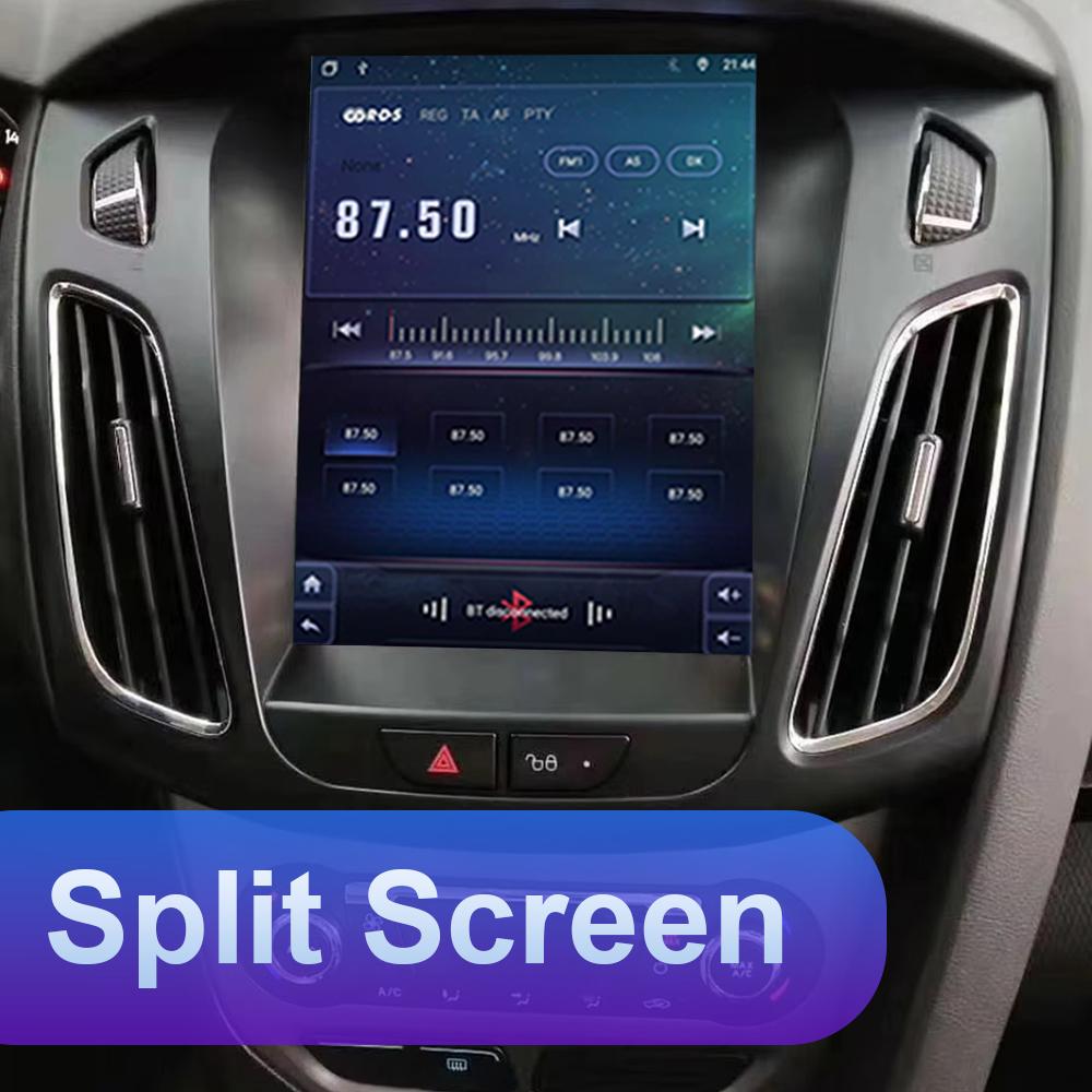 9,7-дюймовый сенсорный экран для Ford Focus 3 Mk 3 2011-2019 в стиле Tesla Автомагнитола Мультимедийный плеер Нет 2 DIN Автомагнитола Android 14