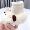 Plus Thick Plush Protect Foot Cover Children's Cotton Shoes Baby Toddler Shoes First Walkers Winter