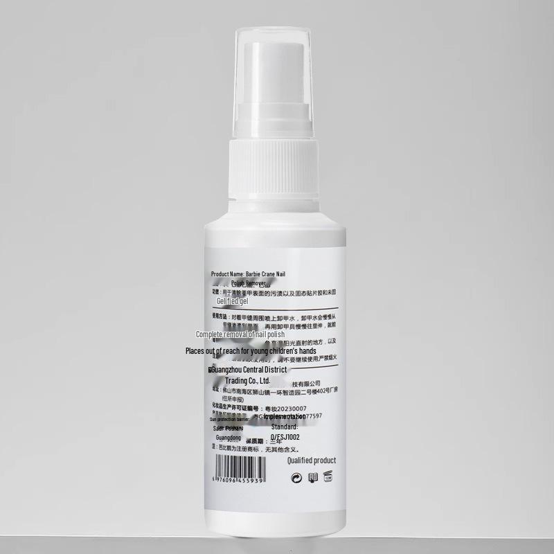 Быстрый спрей: Средство для снятия и очистки клея для накладных ногтей - Мягкое, безопасное решение