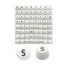 Ergonomic Design Nail Art Keyboard Raisers Silicone Self-adhesive Keyboard Covers 64 Keycaps Dust Proof Nail Typing Artifact