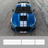 Ford Mustang Hood Decoration: Personalized Stripe Stickers for Scratch Cover