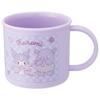 Children's Plastic Lunch Cup, 200ml, Dishwasher Safe, Made In Japan, Sanrio Kuromi Big Ribbon, Girl's, KE4AAG-A