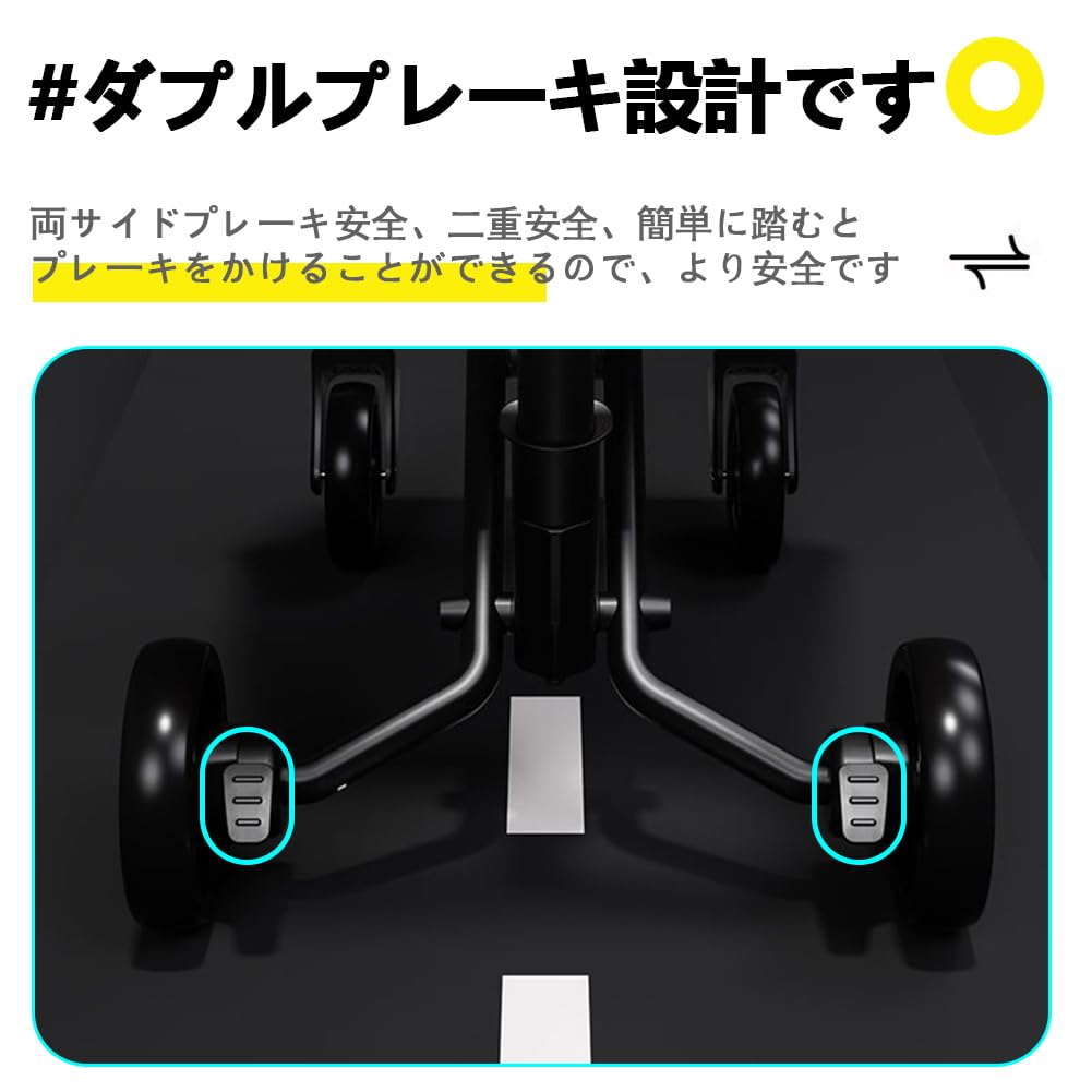 MODONG Легкий и с большими колесами и солнцезащитным козырьком Высокий и высокоуглеродистая сталь Подходит для и Идеально подходит для детских праздников Коляска типа B, Компактная,