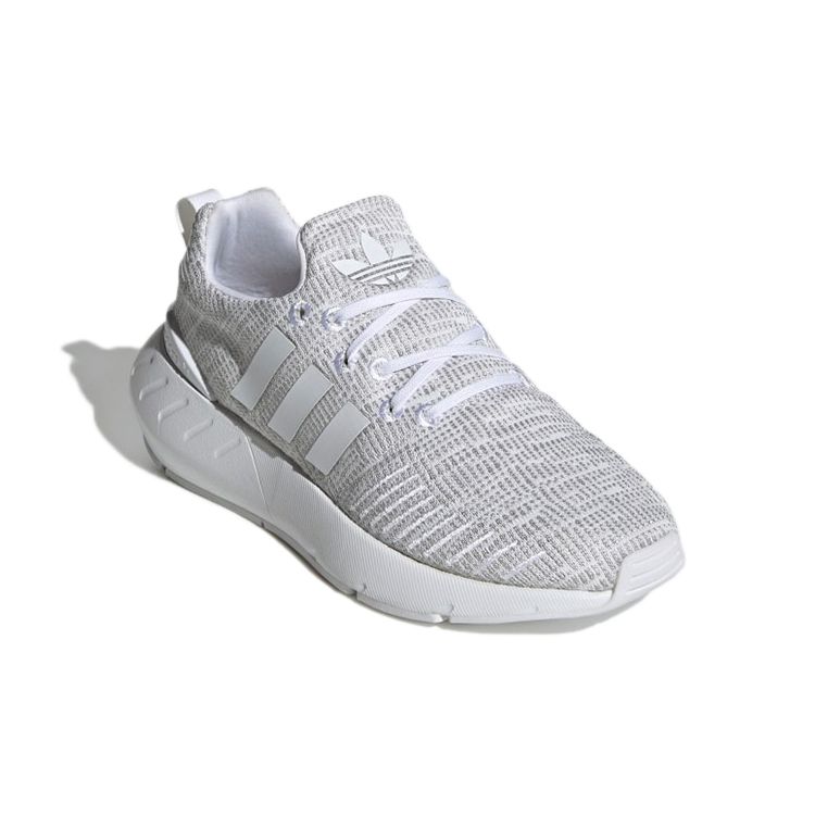 Adidas Swift Run 22 Big Kid White Grey Kids Sneakers Cloud-White Grey-Two Core-Black GW8175