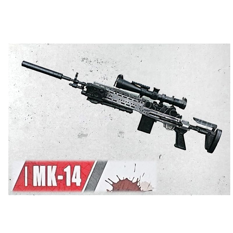 UnoDosTres масштаб 1/6, пластиковая модель снайперской винтовки, набор из 6 видов, подвижные, с цветовой кодировкой, не требуется клей, реалистичная модель с деталями