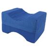 Knee Pillow for Side Sleepers Sponge Leg Positioner Knee Wedge Pillow with Detachable Cover for Hip