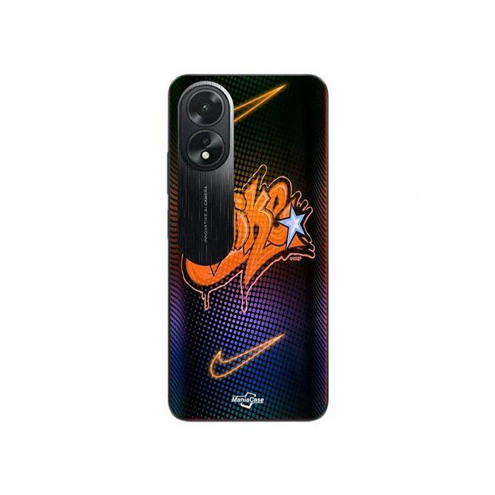 Coque de téléphone - MANIACASE - Oppo A58 - Silicone TPU - Souple - Nike Just Do It