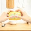 1/2 шт. Открывалка для яичной скорлупы 2 в 1 Очиститель и расколщик вареных яиц с зубчатым лезвием и магнитным пуансоном Легкое удаление скорлупы Кухонный гаджет Инструмент