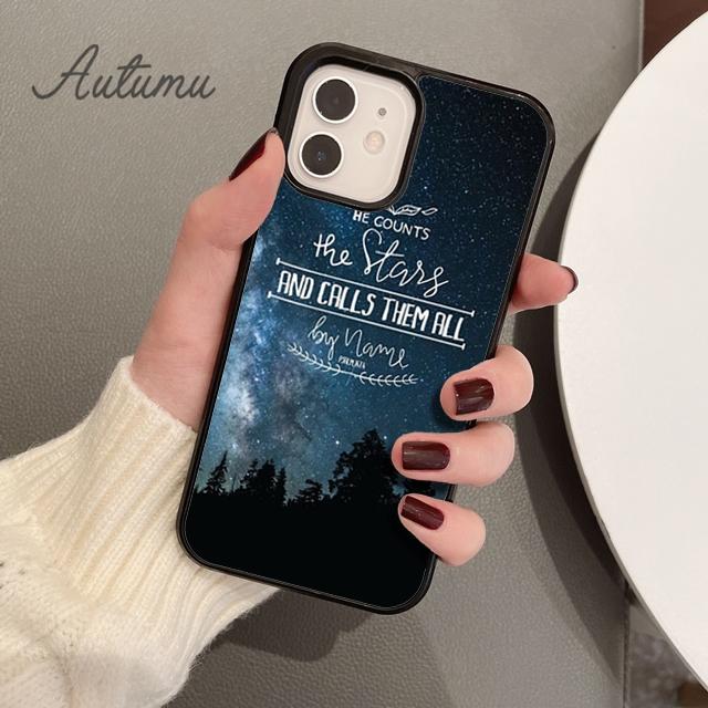 Чехол для телефона с крестом и стихом из Библии о Иисусе Христе для iPhone 17 Air 15 16 11 12 13 14 Pro Max Plus coque Fundas Shell