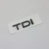 3D ABS Black TDI Logo Letters Car Trunk Emblem Badge For Audi A3 A4 A5 A6 A7 A8 Q2 Q3 Q5 Q7 Q8 TDI Car Styling Accessories