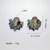 Elegant Vintage Retro Backflow Earrings: Haute Couture Runway Style