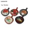 Noodles Dessert Doll Accessories Toys Miniature Doll house Fake Food Dollhouse Decoration Kitchen