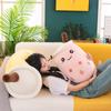 24 см Подушка для чая с молоком Kawaii Мягкая плюшевая игрушка Boba Tea Plushie Игрушка для детей Игрушки Подарки на день рождения