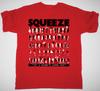 Редкая коллекция Squeeze Band Красная футболка унисекс всех размеров