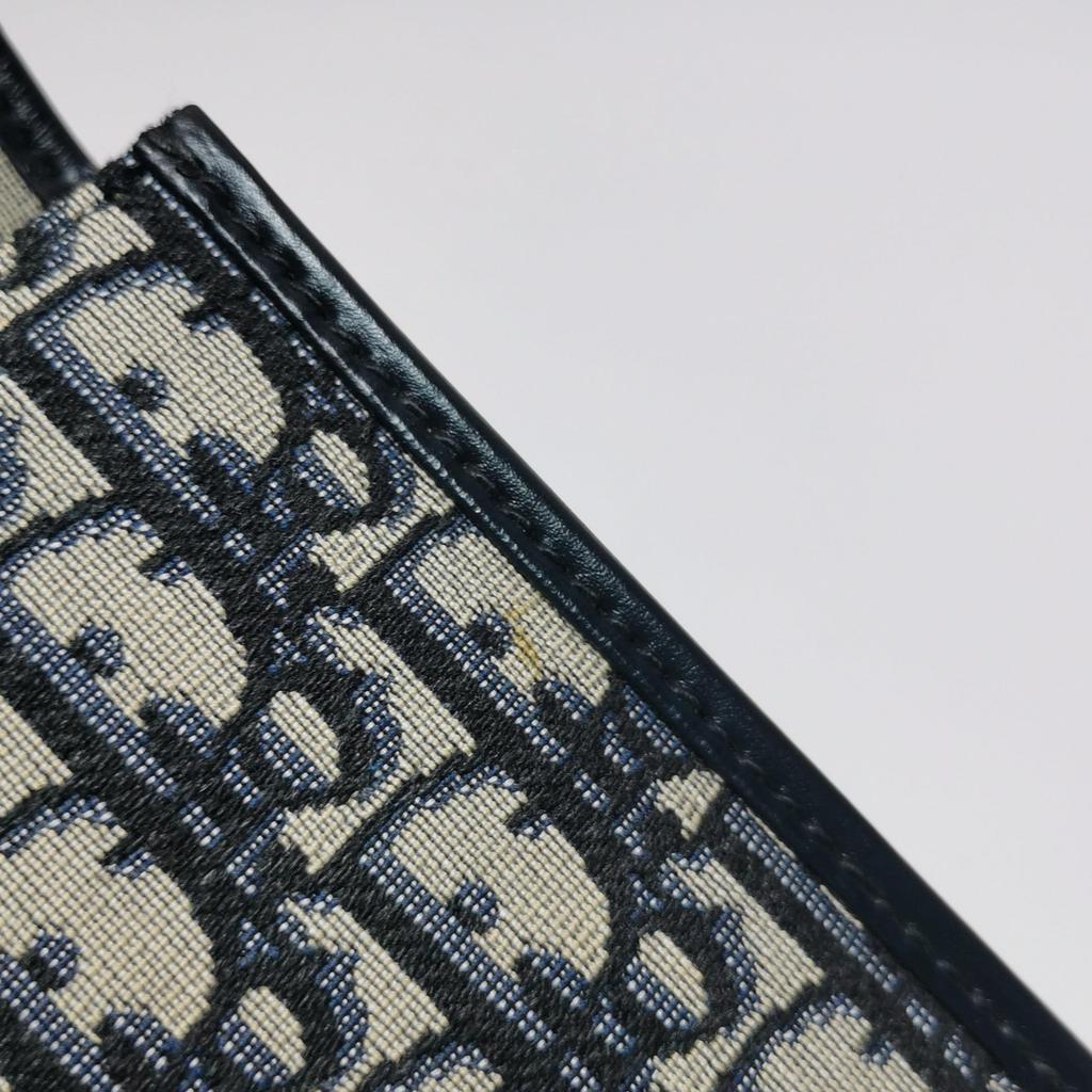 [Pre-Owned] 30 Montaigne Oblique Embroidered Monogram Flap Adjustable Shoulder Strap Montaigne Box Bag Leather Details Large - Good #IT1VG5