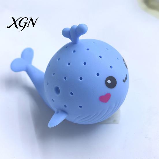 Squeeze Toy Whale Shape Slow Rebound Decompression Soft Tactile Bright Color Stress Relief Ball Desktop Ornament Relaxation