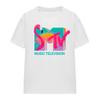 MTV Unisex Adult Vibrant Flamingo Sunset T-Shirt