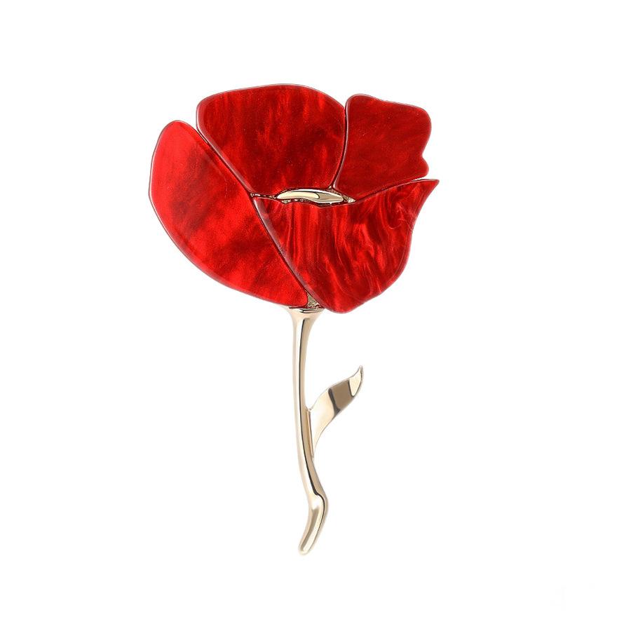 Ниша Простая Многоцветная Тарелка Цветок Брошь Женская Личность Плоская Роза Булавка Темперамент Костюм Брошь