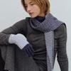 BENSIMON COLOR BLOCK KNIT MUFFLER - 4color