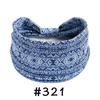 Boho Headbands for Women Cotton Wide Headwrap Non Slip Stretch Hairbands Workout Yoga Head Bands Bandage Running Bandana Turban Hair Accessories