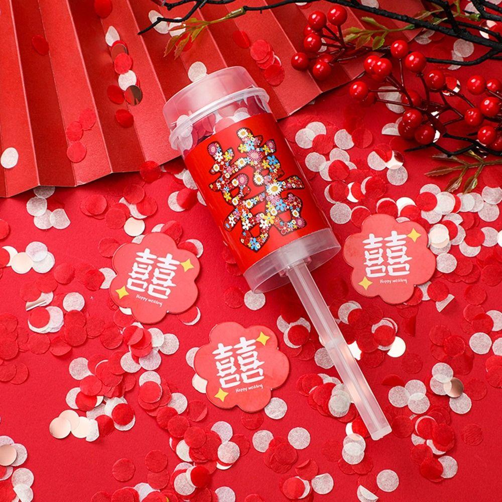 1 шт. Цветной Хлопушка-Трубка для Декора Девичника, Юбилея, Свадебной Вечеринки