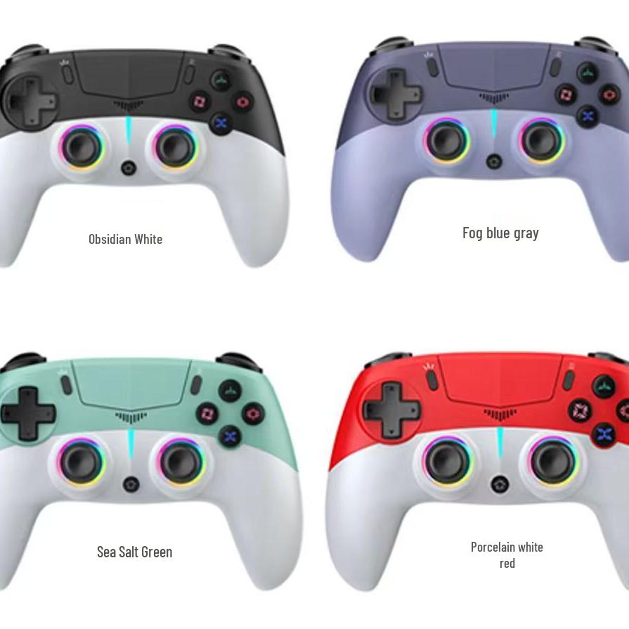 Игровой контроллер Bluetooth для PS5 2025 года: RGB-подсветка, Макропрограммирование, Встроенный микрофон