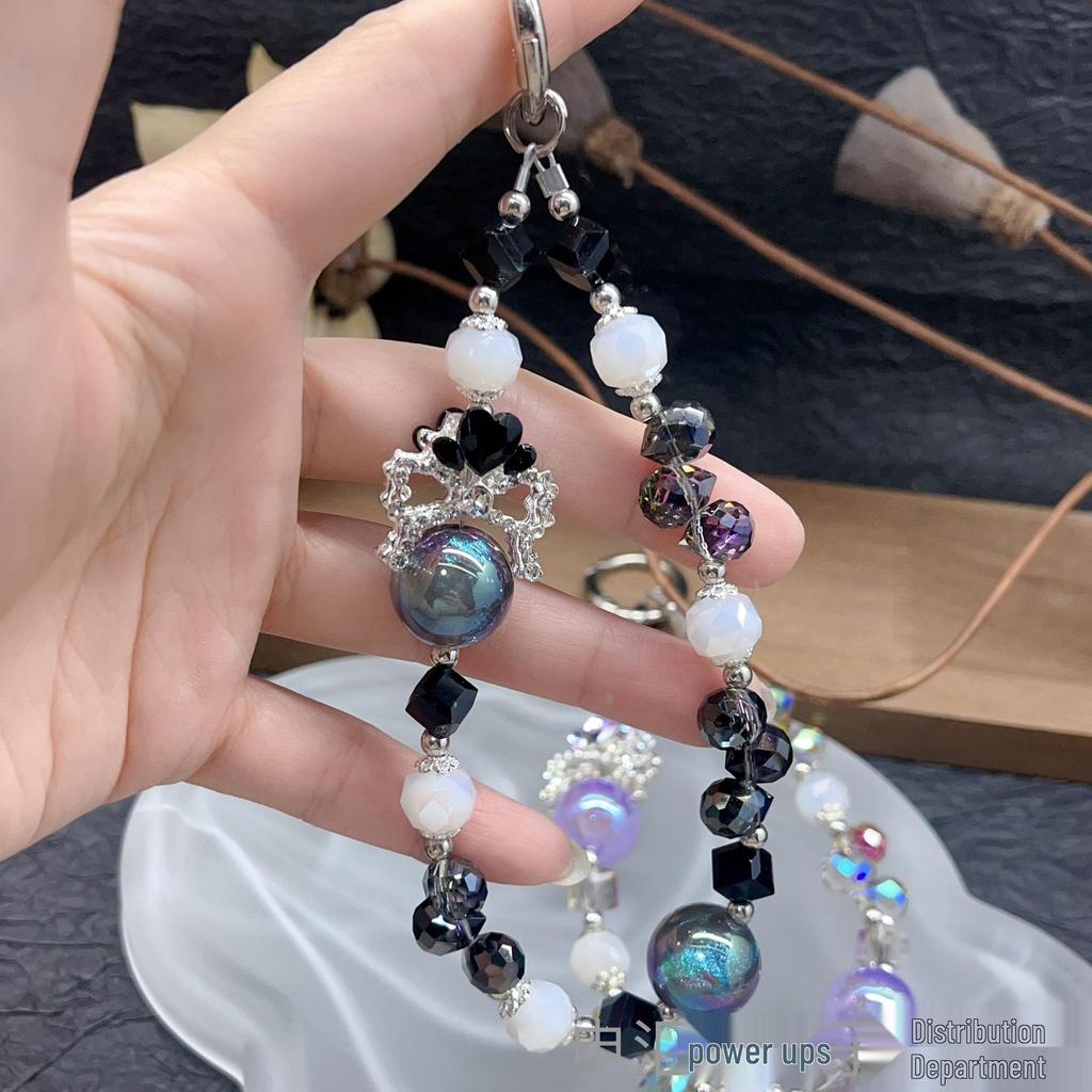 Кристальный Стразовый Корона Телефонный Шнурок и Брелок - Милый Шарм Аксессуар и Маленький Подарок