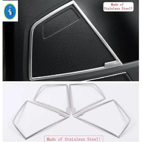 Внутренняя Автоматическая Дверь Стерео Динамик Аудио Громкоговоритель Звуковая Декоративная Панель Покрытие Отделка Для Skoda Kodiaq 2017 - Аксессуары для Интерьера