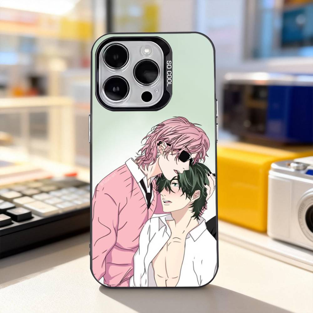 Чехол для телефона Ayato Yuri-i Yarichin Club для iPhone 17,16,15,14,13,12,11,Pro,XS,Max,Plus,Mini,SE4,E Черный Матовый Ударопрочный Чехол