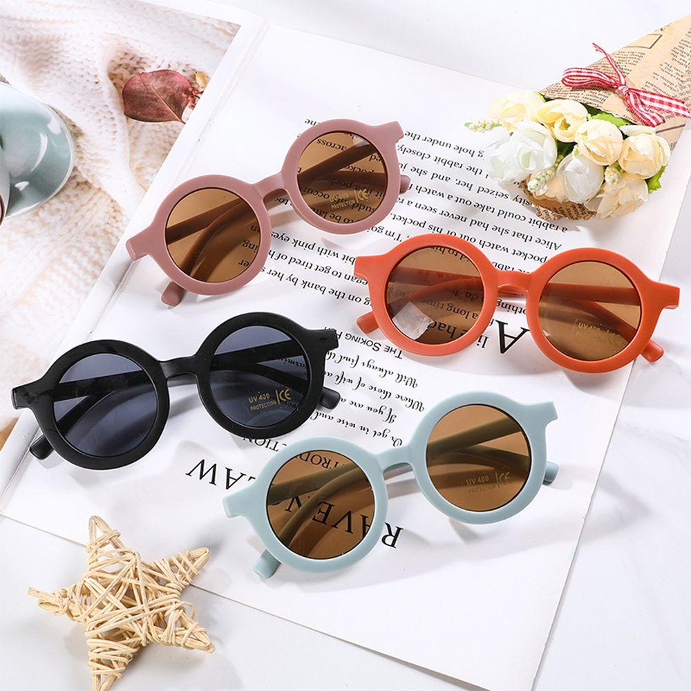 Girls Eyes Protect Eyewear Children Sunglasses Korean Style Round Sunglasses Kids Sun Glasses