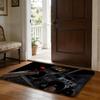 Floor Mat Soft Flannel Rug Non Slip Absorbent Mat for Bathroom Bedroom Home Decor R Retro Back To The Future movie