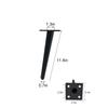 4pcs 12 Inch Furniture Legs Slant Tapered Cabinet Legs Modern Table Legs  Bed Frame