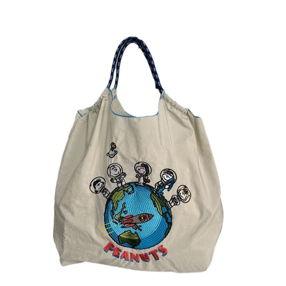 Japan Donut Embroidery Ballchain Crossbody Bag - Gao Yuanyuan Style