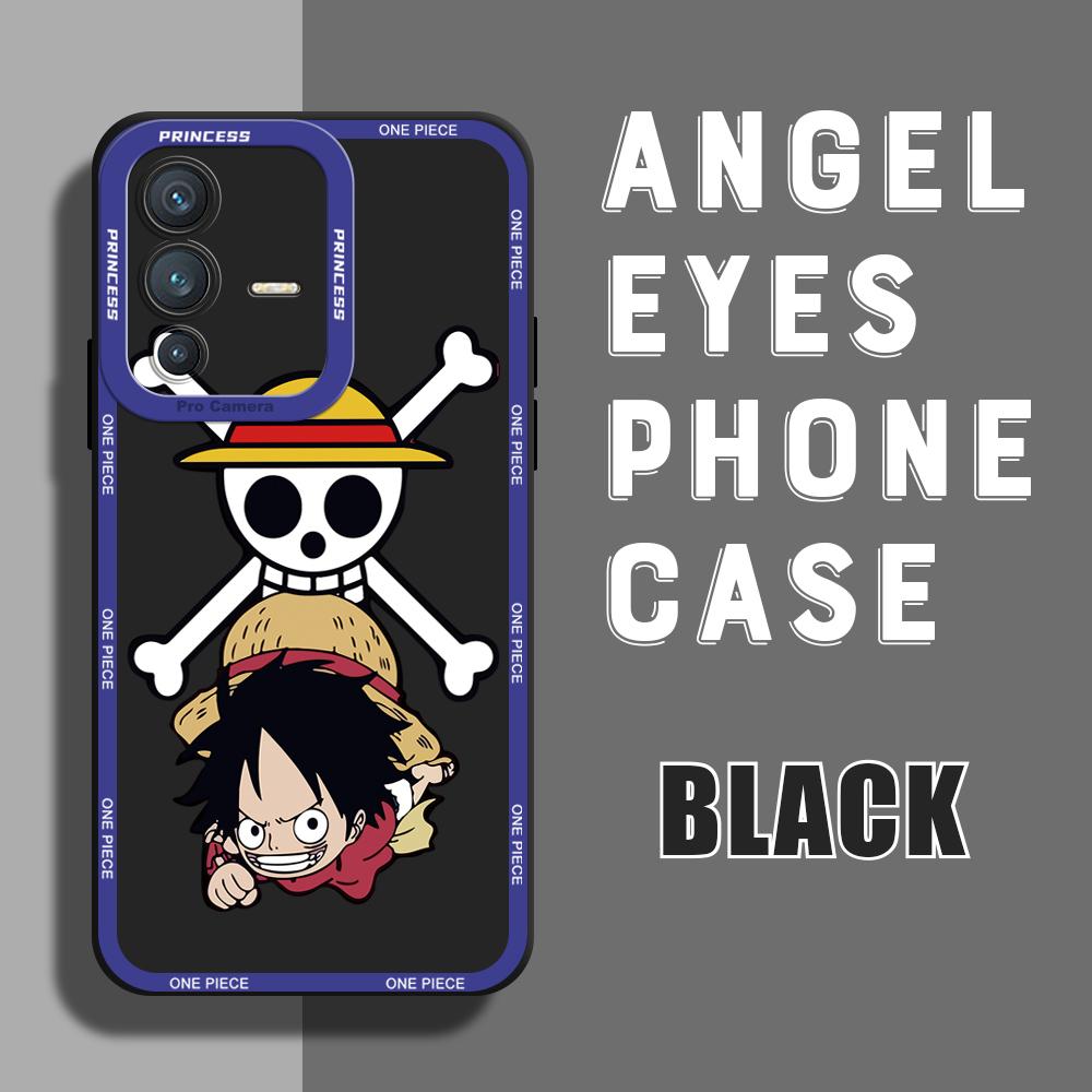 Phone Case Soft Rubber TPU Cellphone Casing Full Cover Camera Protection Design Shockproof Cover for Vivo