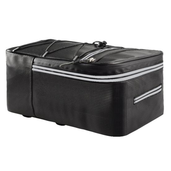 12 л/15 л Портативная сумка на заднее сиденье Светоотражающая искусственная кожа Удлиненный ремень для крепления Велосипедный багажник