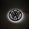 BHMTQ1 VW 11cm 5D Logo Light LED Rear Badge Light Front Grille For VW CC Bora Golf Jetta POLO MAGOTAN Passat Logo Light  Trunk Sticker