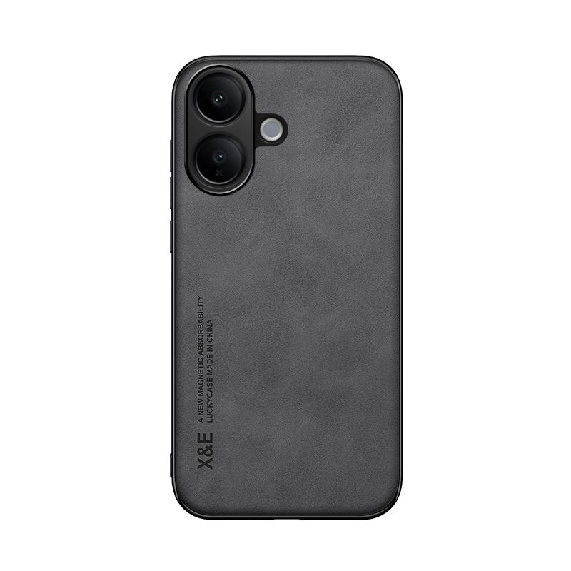 KEYSION Роскошный ретро чехол из искусственной ПУ кожи для VIVO V60 Lite 5G Мягкий силикон+ПК Противоударная задняя крышка для телефона для VIVO V60 Lite
